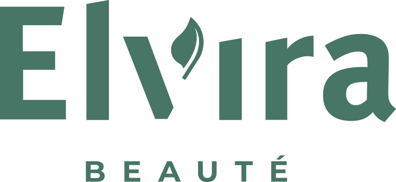 Groene logo van schoonheidssalon Elvira Beauté uit Goor in Twente